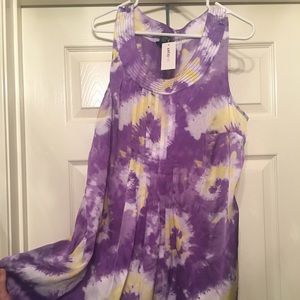 LaneBryant Fun tye-die 100% Polyester